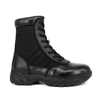 Itim na rubber sole classic na tactical boots 4237