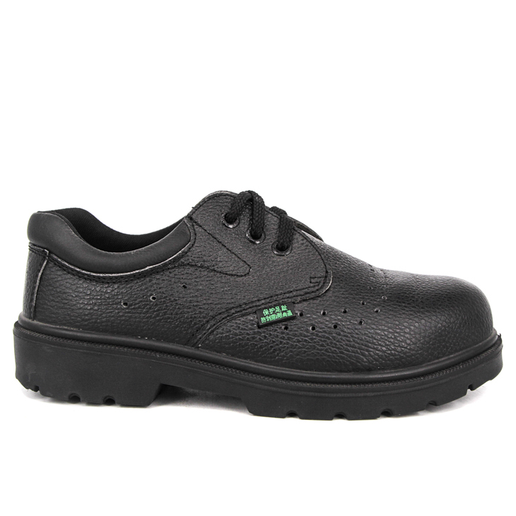 Pánské černé pohodlné bezpečnostní boty 3106