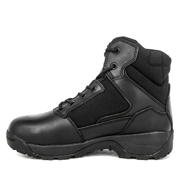 काले टखने वाले क्लासिक सामरिक जूते 4119