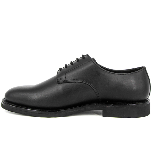 Зручні чорні шкіряні офісні туфлі 1207