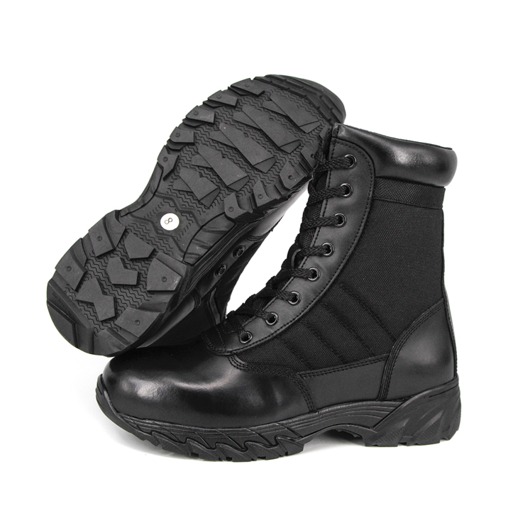 Klassieke tactische laarzen met zwarte rubberen zool 4237