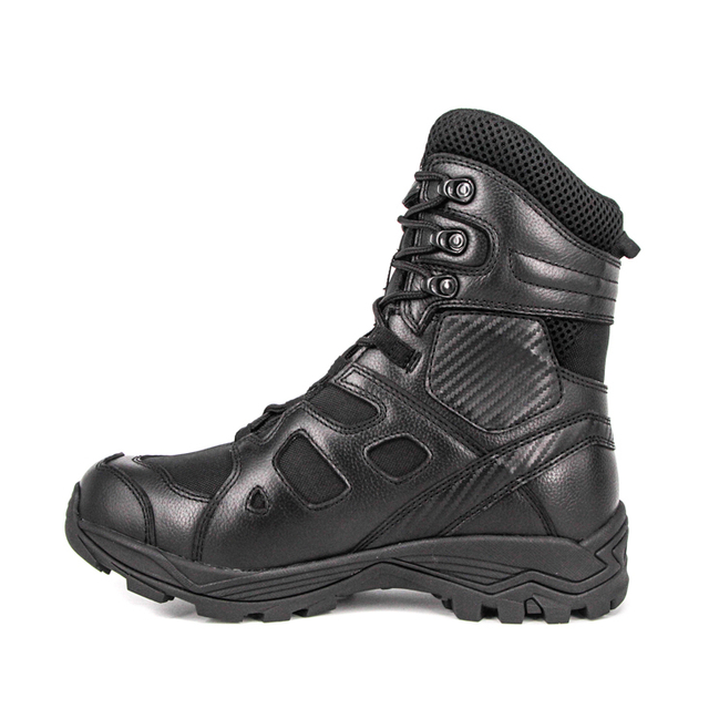Մեծածախ սև կաշվե ռազմական մարտավարական կոշիկներ 4277