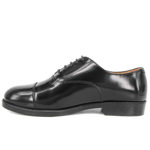 Këpucë zyrash prej lëkure të zeza për burra me cilësi të lartë 1253