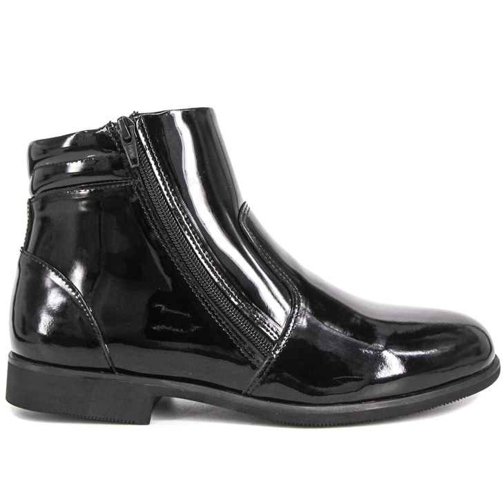 Comfortable Patent Leather High Glossae Military officium Shoes 1283