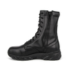 Durable military black tactical full leather boots 6235 