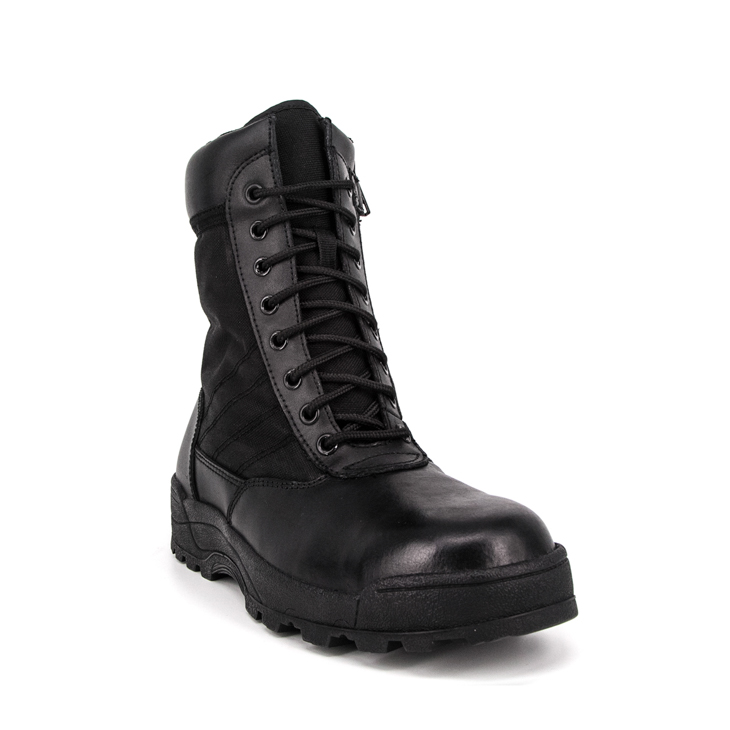 Mga tactical na sapatos na panlaban sa mataas na bukung-bukong na may zipper na 4241