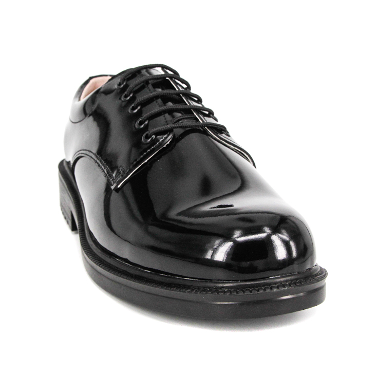 Uniformní velkoobchodní lakovaná policejní kancelářská obuv 1281