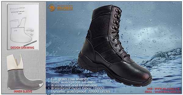 Can waterproof military boots be immersed in waterv2