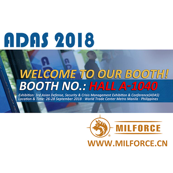 Stand nr:.1040, Welkom by Milforce stand by ADAS 2018!