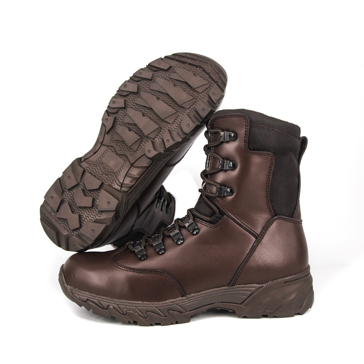 Մարտական ​​շագանակագույն ռազմական մարտավարական կոշիկներ 4265