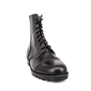 Black men office military leather boots 6120