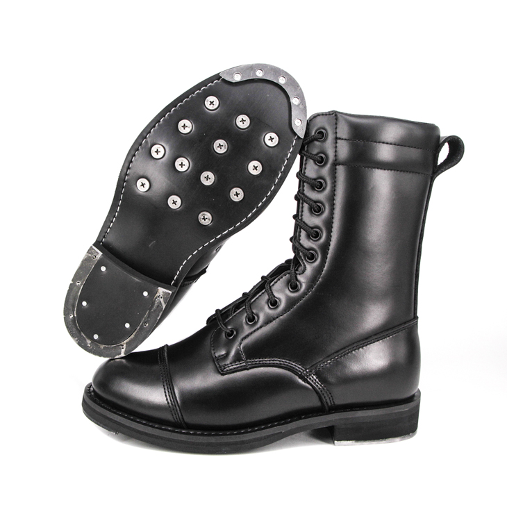 British Rituale Romanum Dura Top Frumentum Full Leather Boots Military