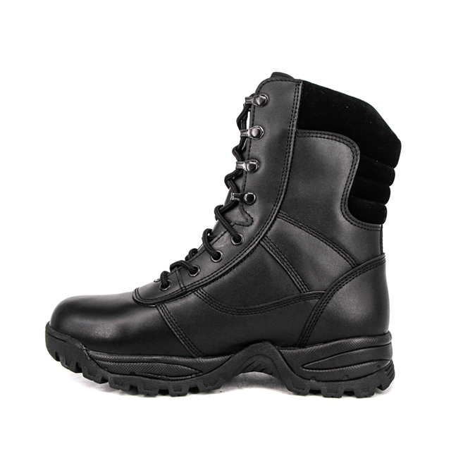 Dobava vojaških usnjenih črnih bojnih škornjev po ugodnih cenah 6227