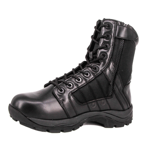 MILFORCE Genuine Leather Tactical Boots na panlaban na bota ng hukbo