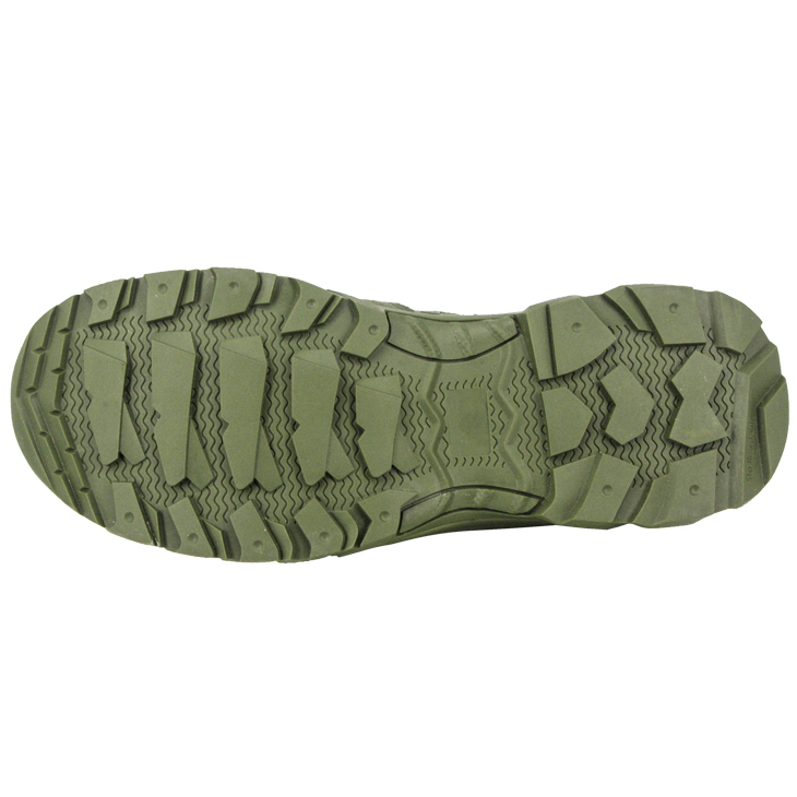 รองเท้าบู๊ตทะเลทรายทหารสีเขียวข้อเท้ามาเลเซีย 7113