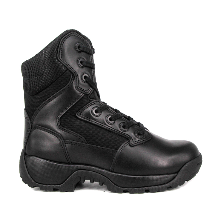 Sepatu boots taktis militer murah dengan resleting 4296