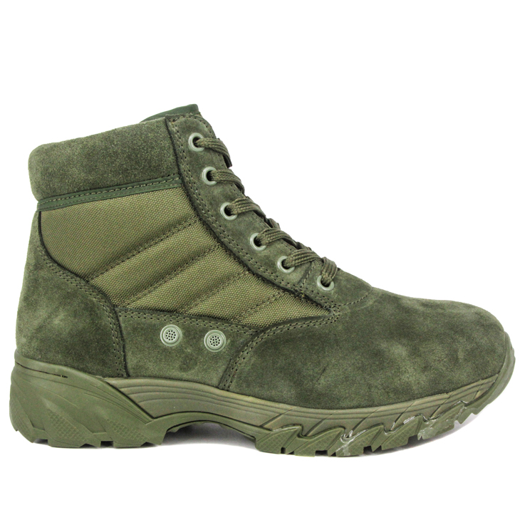 Malajské zelené kotníkové vojenské pouštní boty 7113