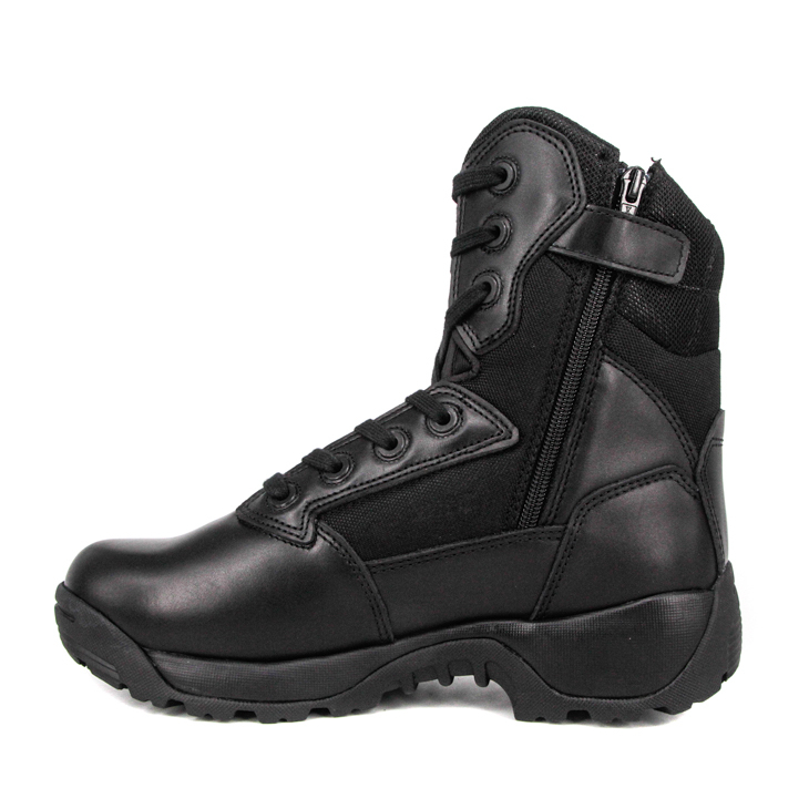 Sepatu boots taktis militer murah dengan resleting 4296