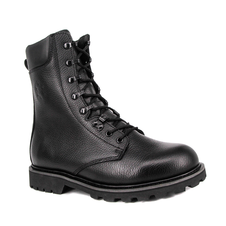 62103-7 sapatos militares militares de couro milforce