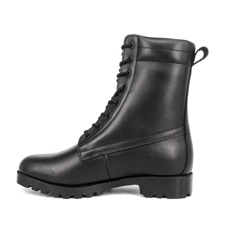 Malaysia rubber sole leather military tactical boots 6293