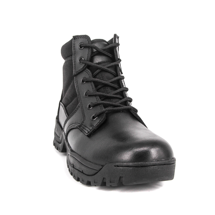 Lightweight police black tactical boots 4111