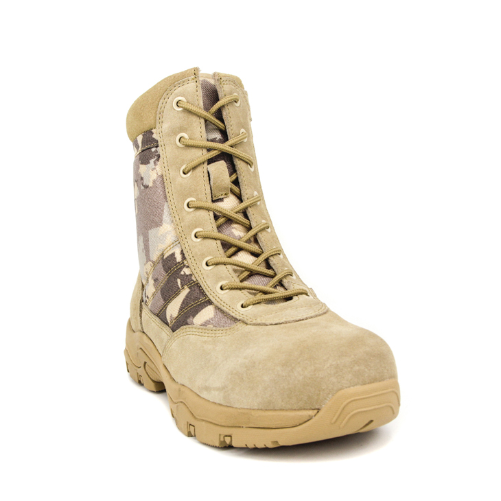 Yellow tactical military desert shoe 7203