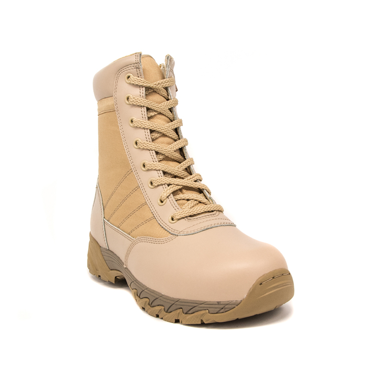 High quality cheap special forces leather military desert boots 7255