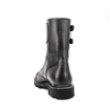 Naka-emboss na leather boots ang Women's France army na 6225