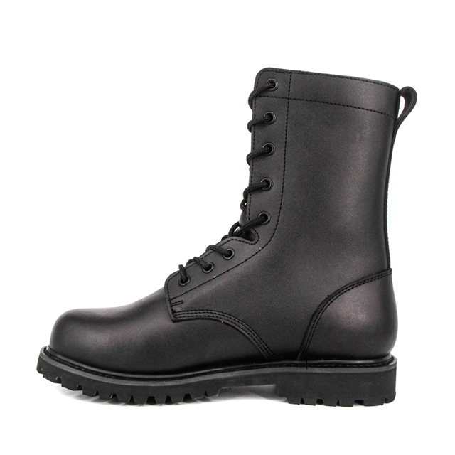 Military army goodyear magandang kalidad full grain leather boots 6206