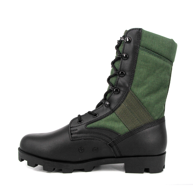 Olive fashion ເກີບກັນນ້ໍາທະຫານ jungle boot 5202