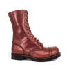 Men's red brown tactical leather boots 6213