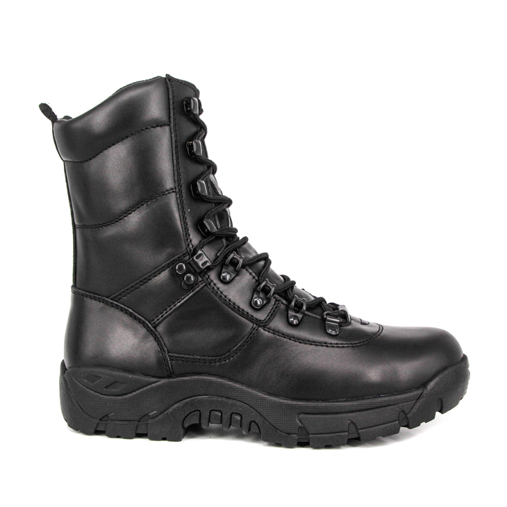 Sepatu boots full kulit tentara militer kualitas desain terbaru 6214