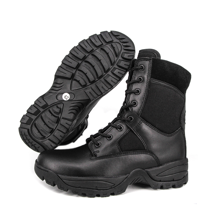 Kenya youth military tactical boots with zipper 4250