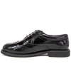 Men's Brogue Black Shiny Military Office Shoes 1282