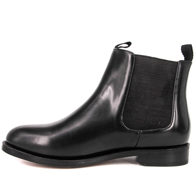 Black ankle chelsea office boots 1225