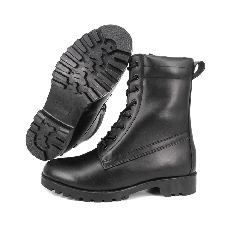 Malaysia rubber sole leather military tactical boots 6293