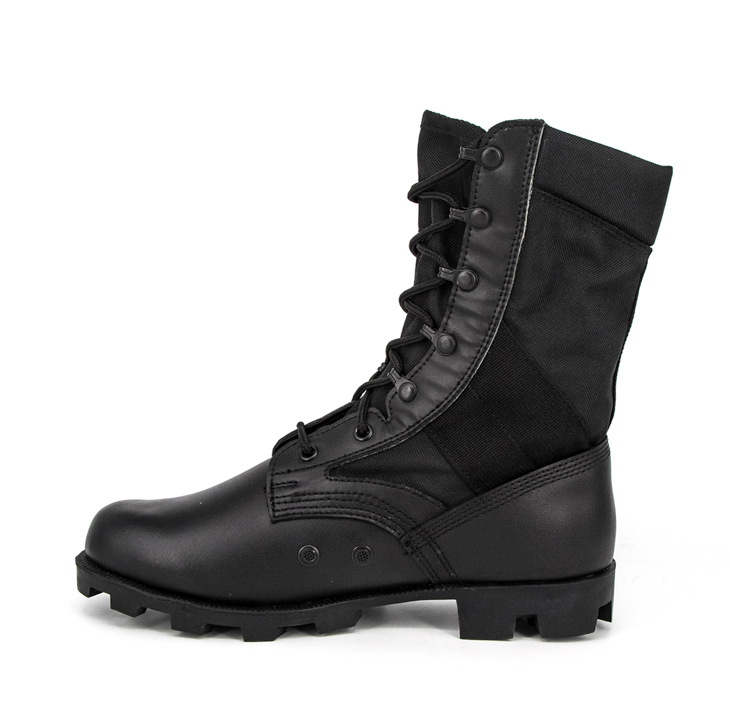 سیاہ ربڑ کے فوجی جنگل کے جوتے 5220