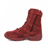 Красные мужские ботинки дезерты на молнии 7264