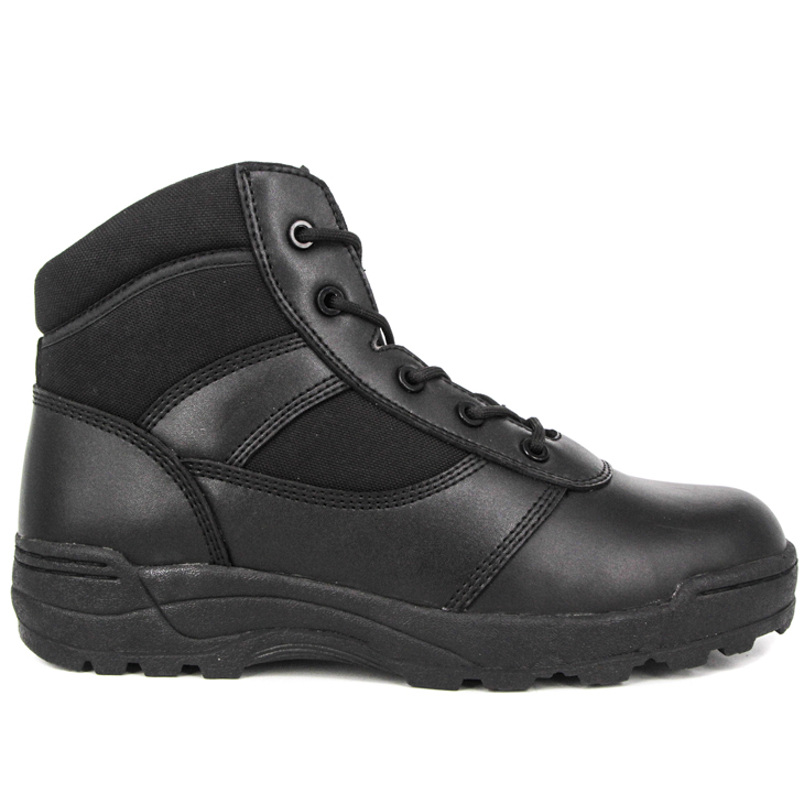 Black combat army military tactical boots 4101