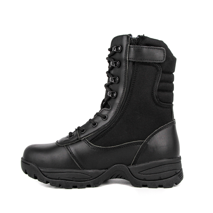 آرام دہ موٹرسائیکل سیاہ فوجی ٹیکٹیکل جوتے 4201