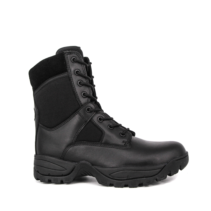 Kenya youth military tactical boots with zipper 4250