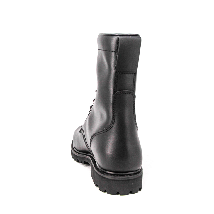 Black men hunting Malaysia ritual military full leather boots 6270