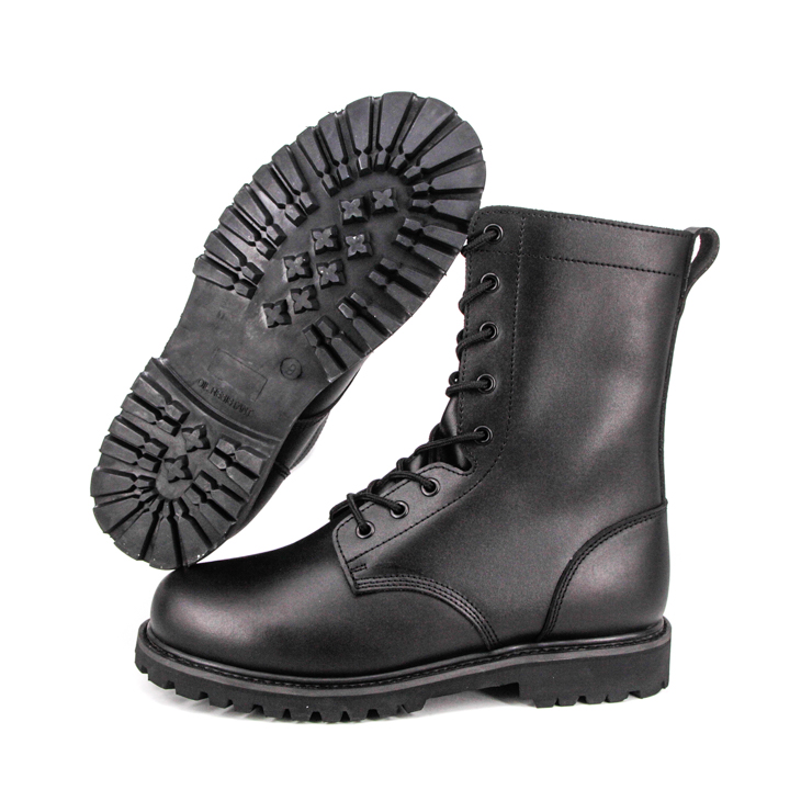Military army goodyear good quality full grain leather boots 6206