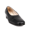 Durable female black office shoes 1107