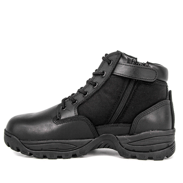 Fashion toe tactical boots na may zipper 4120