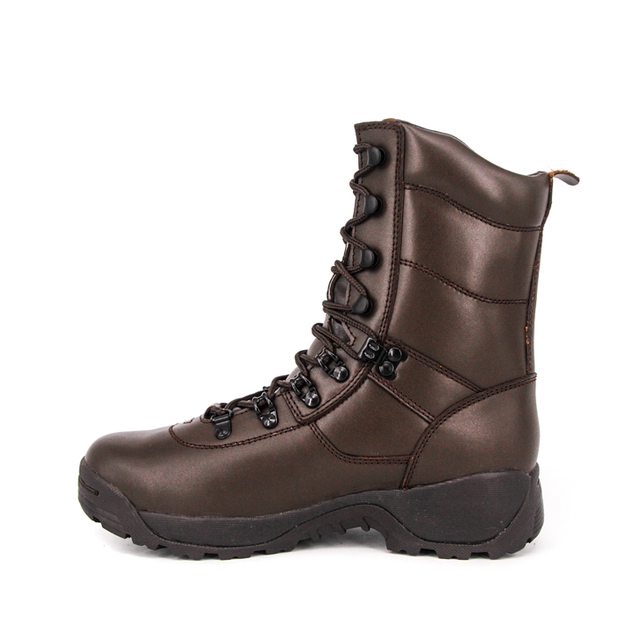 Brown hunting UK full leather boots 6224