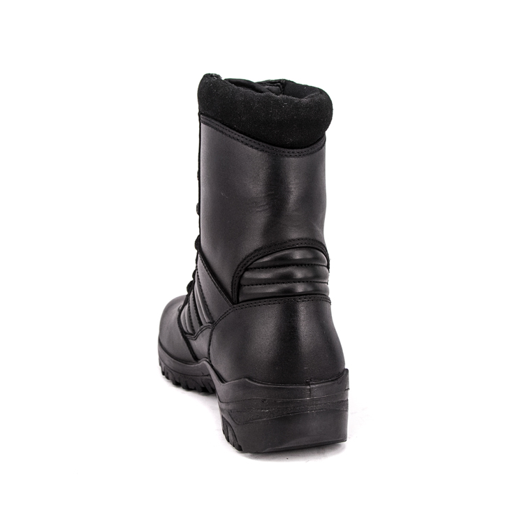 Бойові міцні водонепроникні чорні тактичні шкіряні черевики 6234