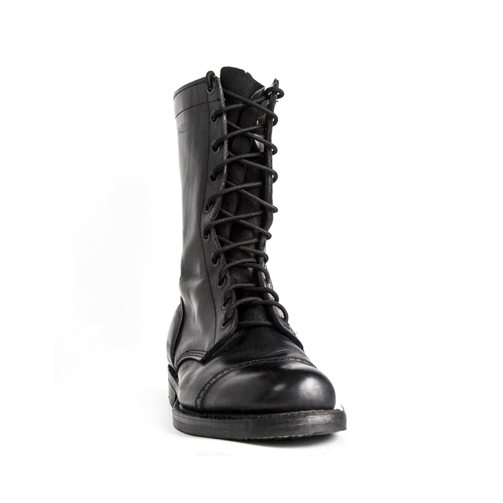 France Kenya shiny army military combat full leather boots 6232