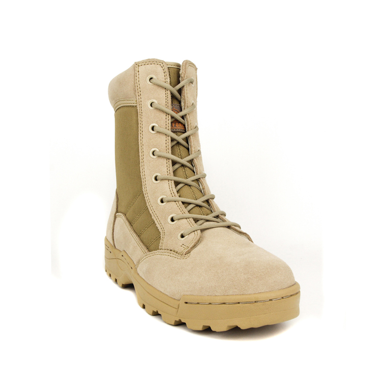 Sand tactical suede desert boots for travel 7246
