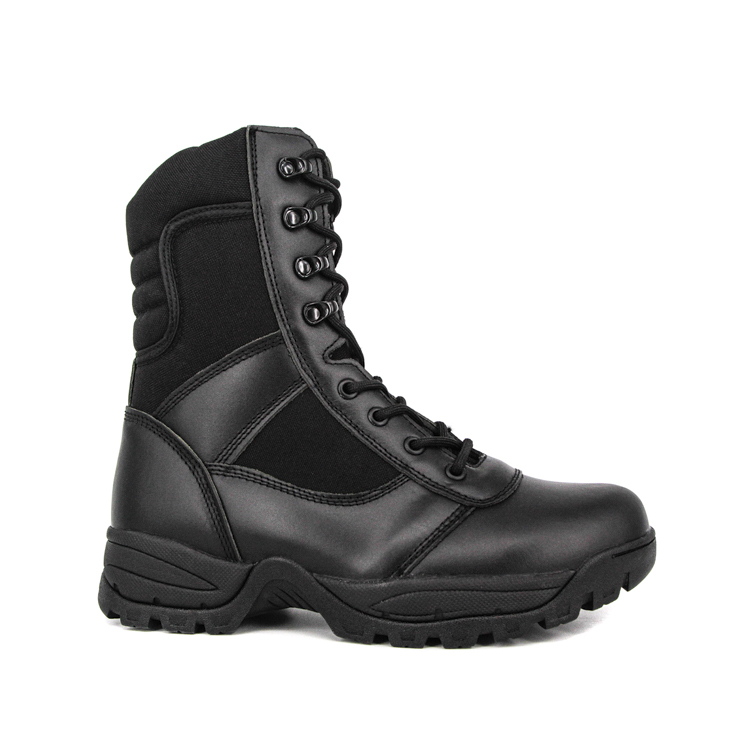 Komfortable motorcykel sorte militære taktiske støvler 4201